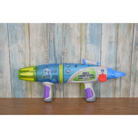 Disney Store Buzz Lightyear Blaster Toy Story Gun Lights & Sounds Works 2011 - Picture 1 of 14